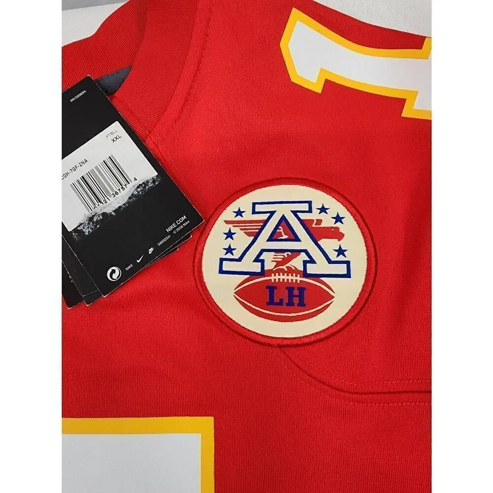Nike NFL Kansas City Chiefs #15 Patrick Mahomes Red Game Jersey Mens 2XL Patch